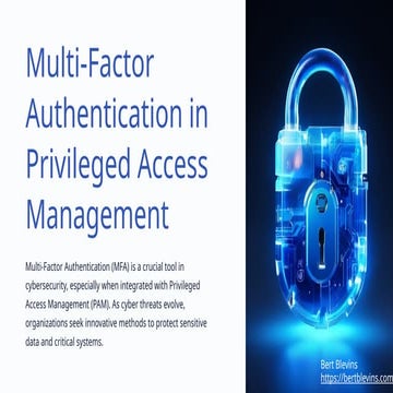 Exploring Multi-Factor Authentication in Privileged Access Management