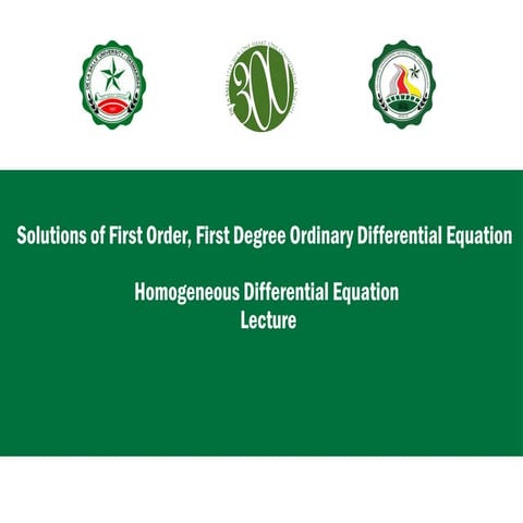 3. Differential Equation - Homogeneous Differential- Lecture.2024.pptx
