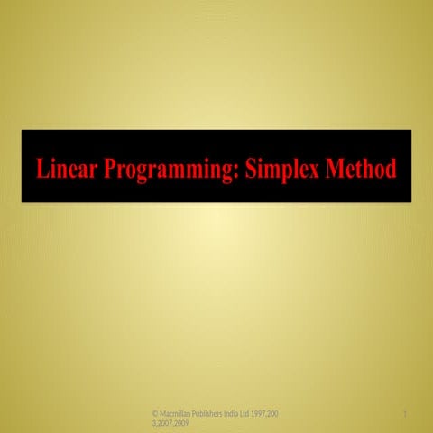3. Linear Programming The Simplex Method.pptx