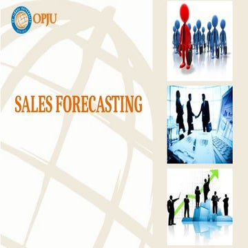 Sales Forecasting Techniques in Sales Management | PPTX