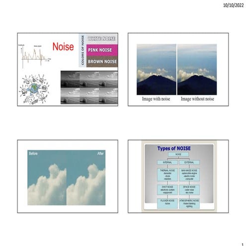 Noise impairments directionality and transmission media