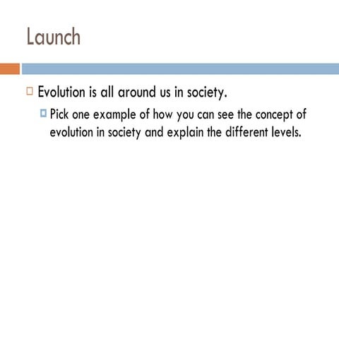 3 24 Evidence For Evolution