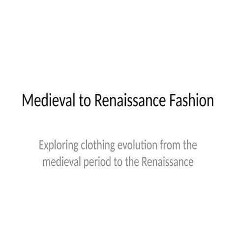 Modesty emphasized in clothing - Darker colors for clergy and nobility ...