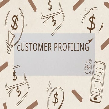 3.CUSTOMER PROFILING IN ENTREPRENEURSHIP