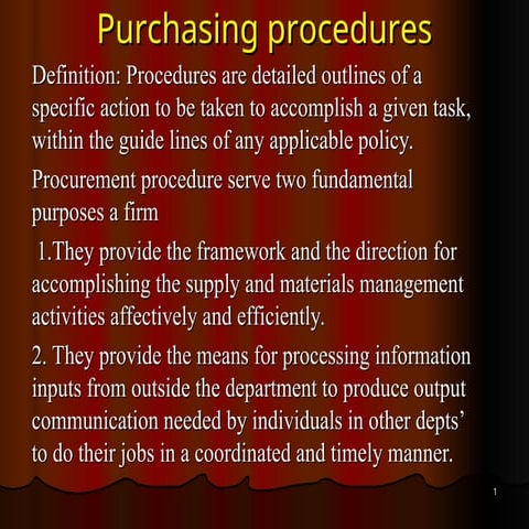 3.3 purchasing procedures.pptctively participate in group activities given as a drill   Come to