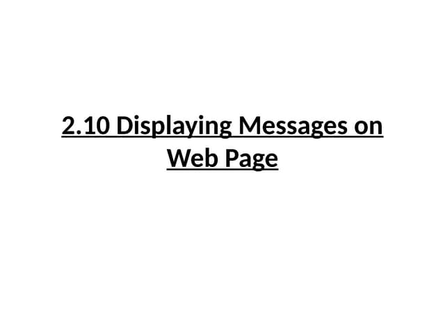 web essentials - simple message flow and loo.pptx