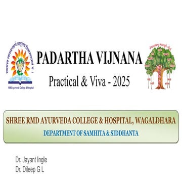 3. PADARTHA VIJNANA Practical & Viva- Jan 2025.pdf