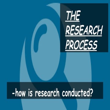 steps of research process | PPTX