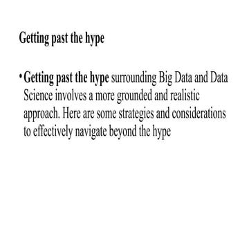Getting past the hype              .pptx