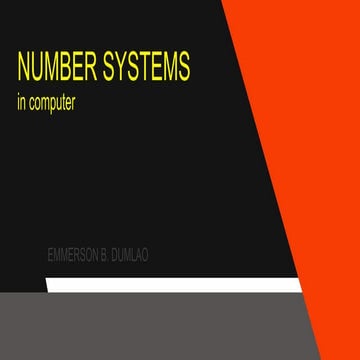 BINARY NUMBER SYSTEM - PROGRAMMING GRADE 11