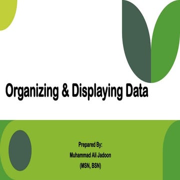 Unit # 02. Organising & Displaying Data.pptx