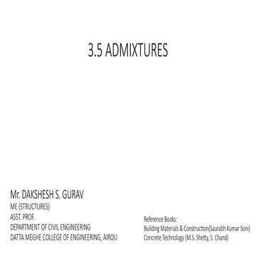 3.5 ADMIXTURES.pptx fffffffffffffffffffffffffffffffffffff
