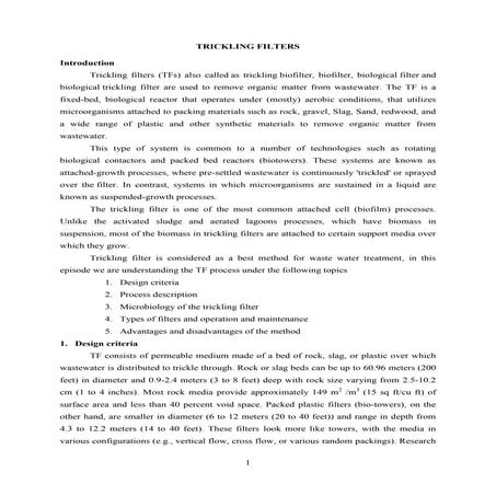 module 1 wastewater management techniques