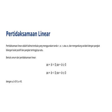3. Pertidaksamaan-Linear untuk MK Kalkulus