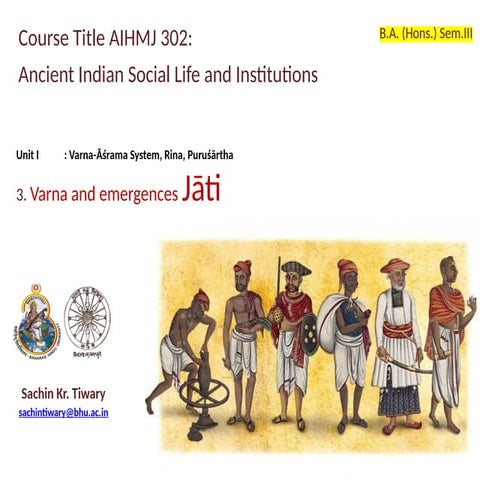 Caste_Jati_System_Ancient India_AIHC and Archaeology