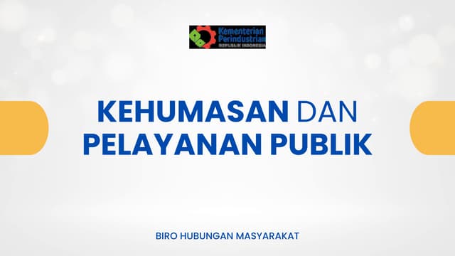 Kehumasan dan Pelayanan Publik askamsksa