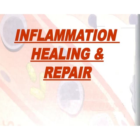 3.Inflammation healing and repair presentation
