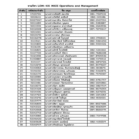 รายชื่อนักศึกษา3 2553