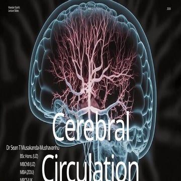 Cerebral blood flow | PPTX