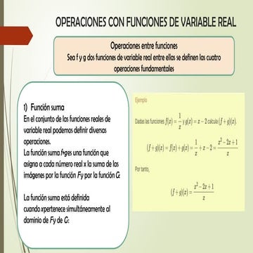 Comprehensive Guide to Real Variable Functions and Their Operations | PPTX