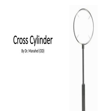 JCC -Jackson Cross Cylinder | PPT