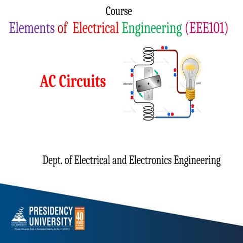 Basic Electrical Engineering- AC Circuit | PDF