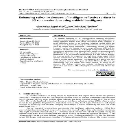 Intelligent reflecting surface | PDF