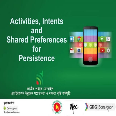 Activity & Shared Preference