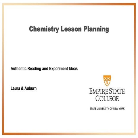 10 Best Chemistry Project Topics For Students | PPTX