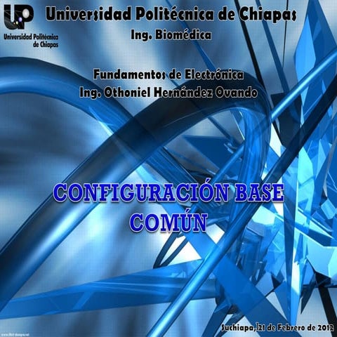 3.3. Configuración en Base Común