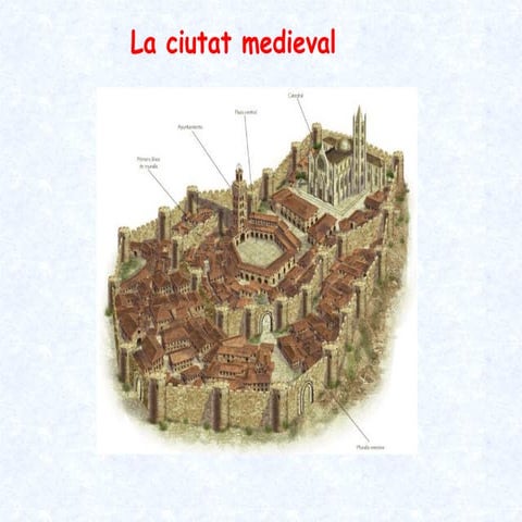 3.3r ESO. La ciutat medieval.