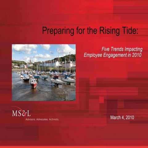 MS&L Five Trends in Employee Engagement