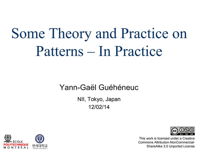 Software Design Patterns in Practice