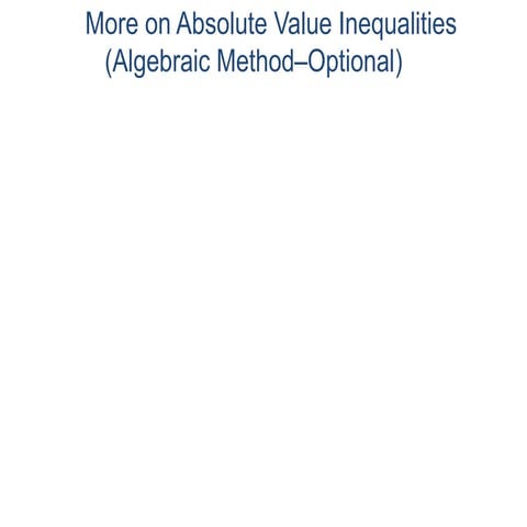3 4 absolute inequalities-algebraic-x