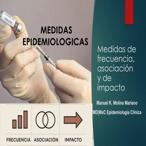 Medidas de frecuencia y asociación - Epidemiología