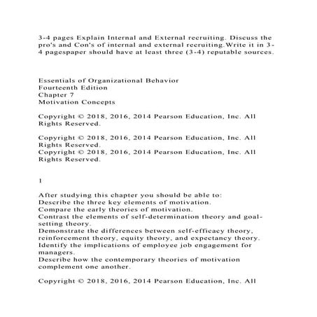 3-4 pages Explain Internal and External recruiting. Discuss the pro.docx