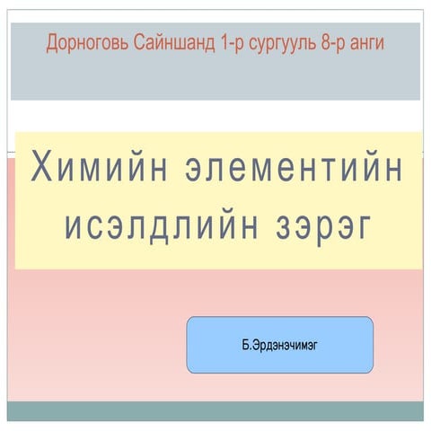 3.5.исэлдлийн зэрэг | PPT
