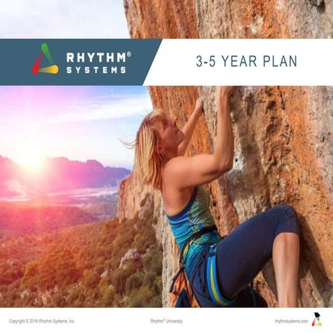 3-5 year plan Rhythm University