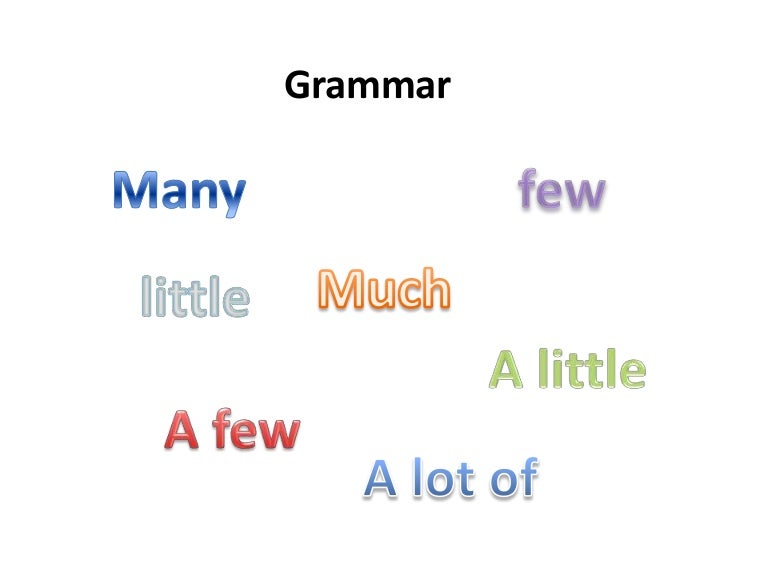 Местоимение much many little few. Местоимение much many little few