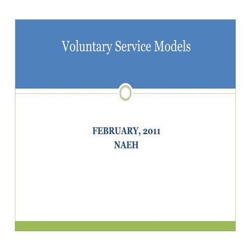 3.7 Voluntary Case Management Strategies