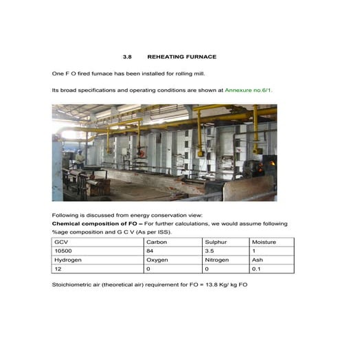 3.8 reheating furnace