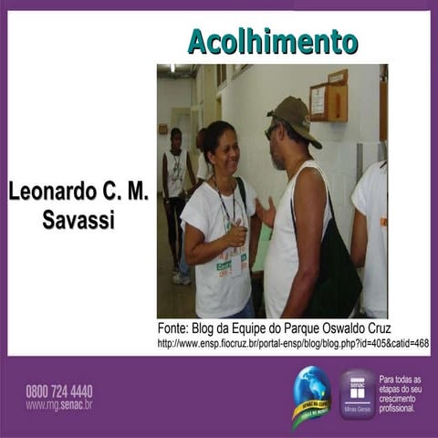 3. acolhimento