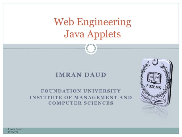 3. applets
