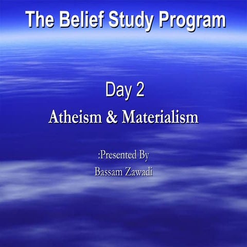 3   Atheism And Materialism - refutations