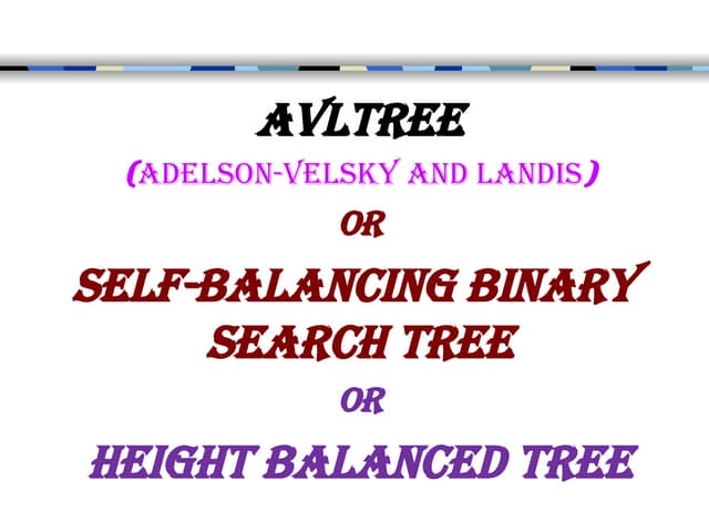 M.E - Computer Science and Engineering-Data structure avl-tree