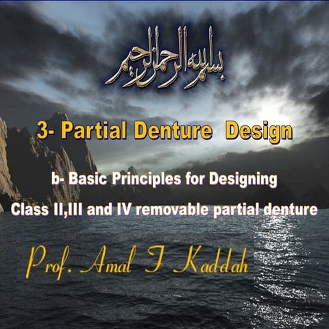 3  basic principles for designing  class ii and iii and iv