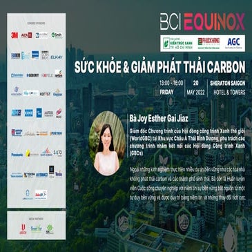 BCI Equinox 2022 - CLB Kien Truc Xanh - Ms Joy Esther Gai Jiazi -EN