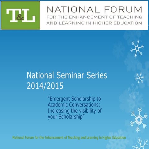 Using Bibliometrics Tools to Increase the visibility of your publications - C...