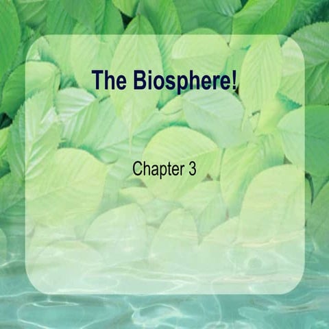 3  biosphere