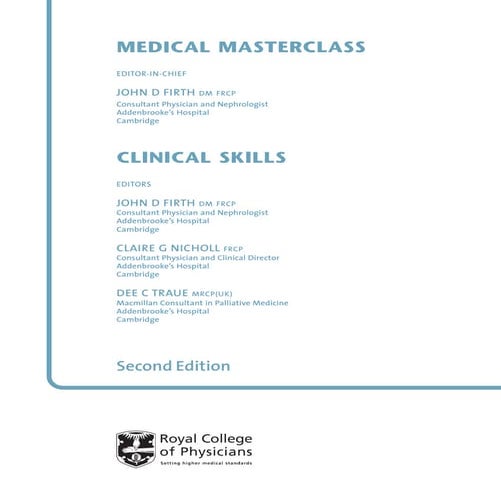 3 clinical skills